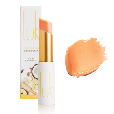 Luk Beautifood Lipstick Nude Cinnamon Box Stick Swatch