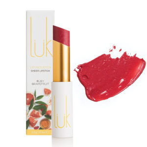 Luk Beautifood Lipstick Ruby Grapefruit Box Stick Swatch